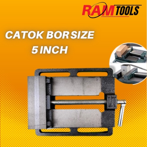 Catok / Ragum / Tanggem Bor Duduk 5" (125mm)