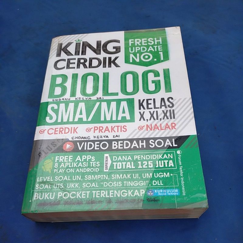 buku king cerdik biologi