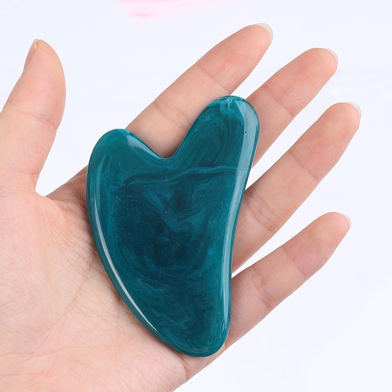 GuaSha Natural Jade face Massage Tool - Alat Pijat Giok Kerokan