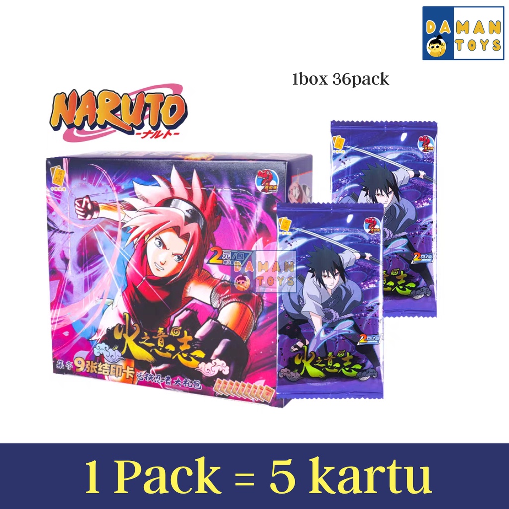 Kartu Naruto Baruto Sakura 1Pak Legendary