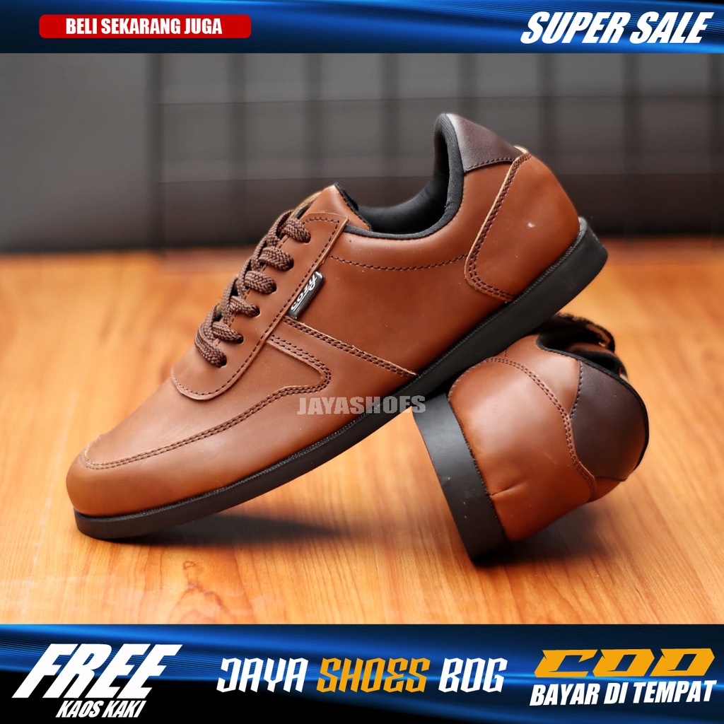 JACK Sepatu Formal Pria Pantofel Hitam Kasual Casual Kulit PU Antislip Original Branded Pantofel Kerja Pria