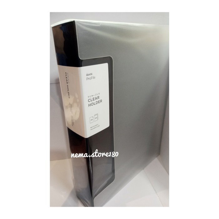 

Terlaris Clear Holder A4 Daichi 100 Lembar Hitam/Map Plastik A4