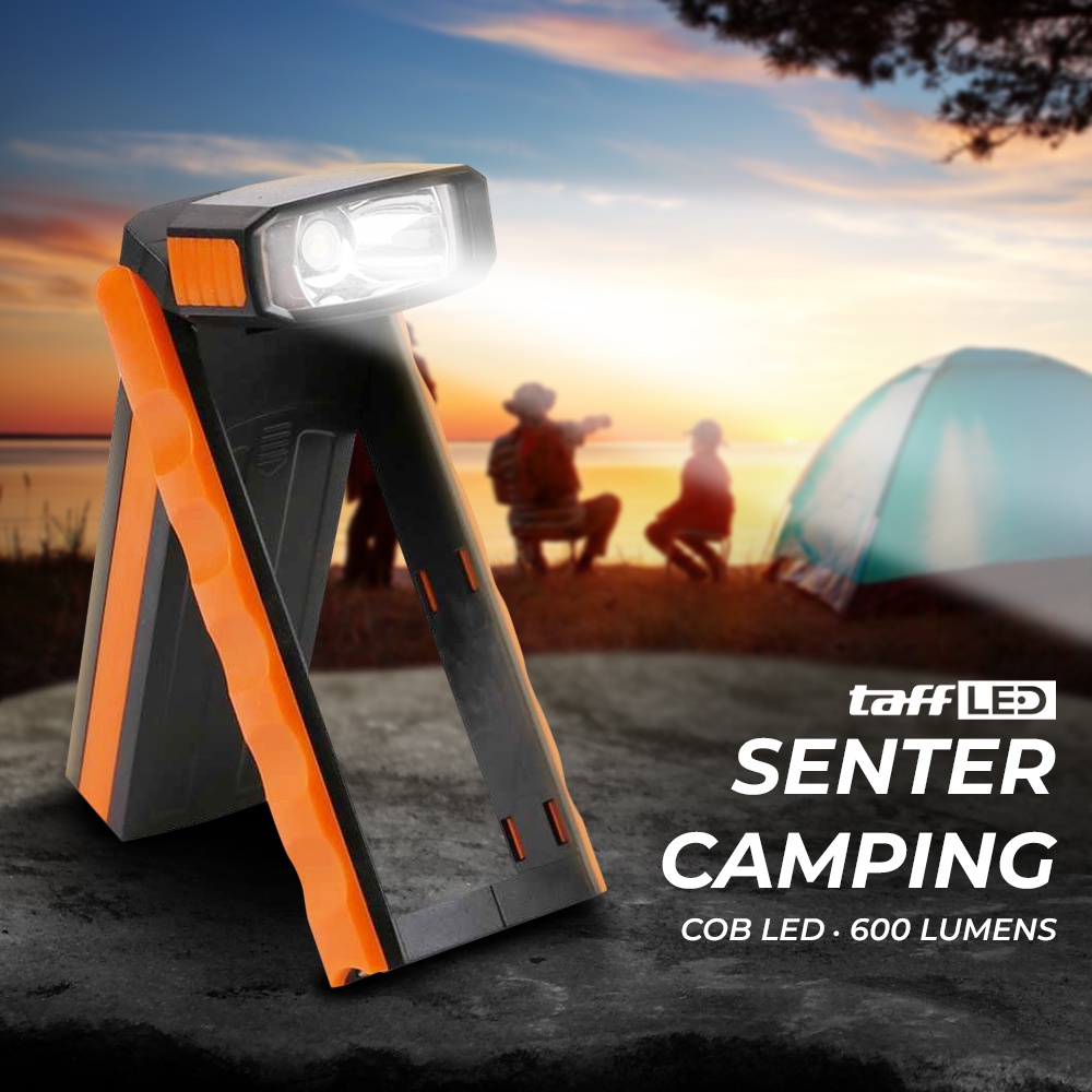 Senter LED Camping Magnetic COB 600 Lumens - CB600 - OMFL38OR Orange