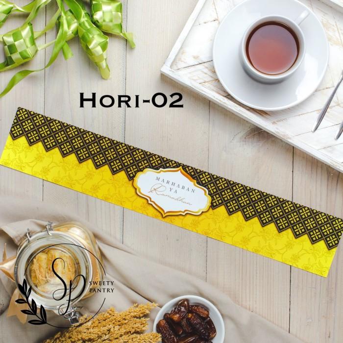 

Hori -Paperbelt Pita Toples Sleeve Parcel Hampers Lebaran Idul Fitri 1 070