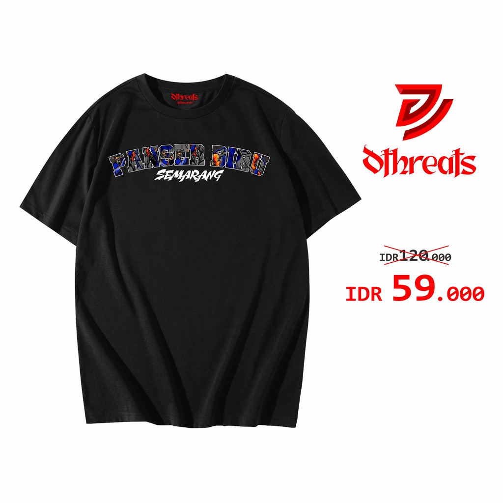 DTHREATS - T- SHIRT PANSER BIRU SMG11