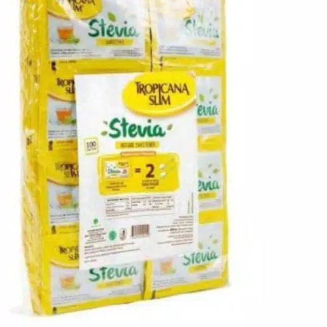

☀ TROPICANA SLIM STEVIA 100 / GULA STEVIA / TROPICANA SLIM STEVIA / STEVIA / GULA DIET RENDAH KALORI ►