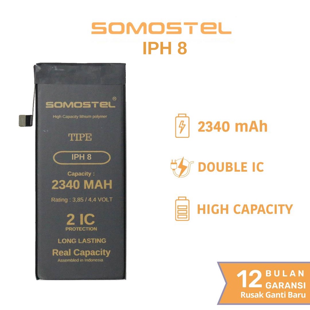 Somostel - Iph 8 Baterai