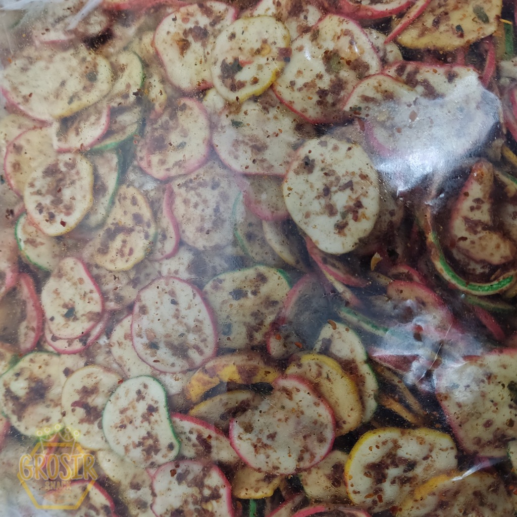 Keripik Bawang WarWar 50gr Extra Pedas Daun Jeruk