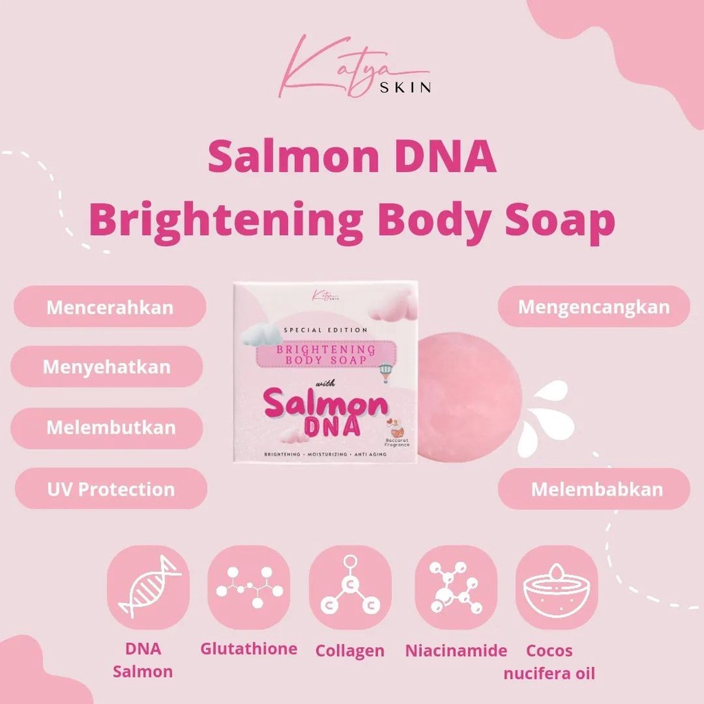 Sabun Katya Skin Pemutih Badan BPOM With Salmon DNA