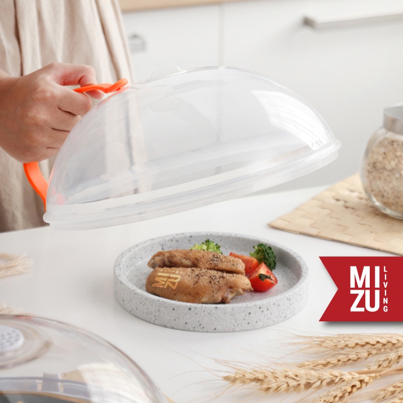 MIZU KURIAKABA 24cm Clear Food Cover Tudung Saji Transparan Penutup Makanan