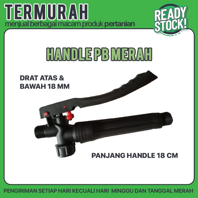 HANDLE PB MERAH(handle,gagang sprayer)