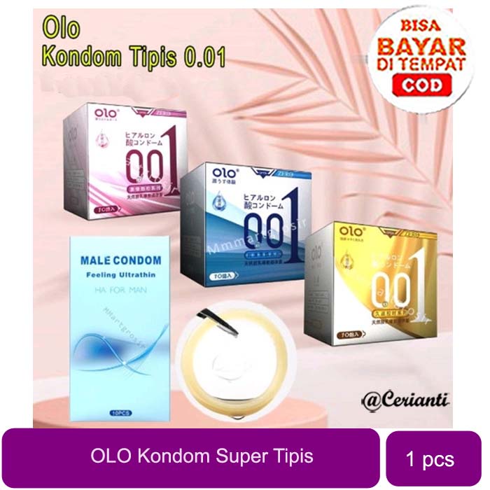 OLO Kondom Super Tipis 0,01 Ultra Thin Condom 0.01_Cerianti