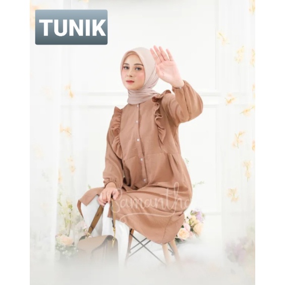 ATASAN MUSLIMAH TUNIK TANIA TERBARU &amp; TERMURAH BISA COD