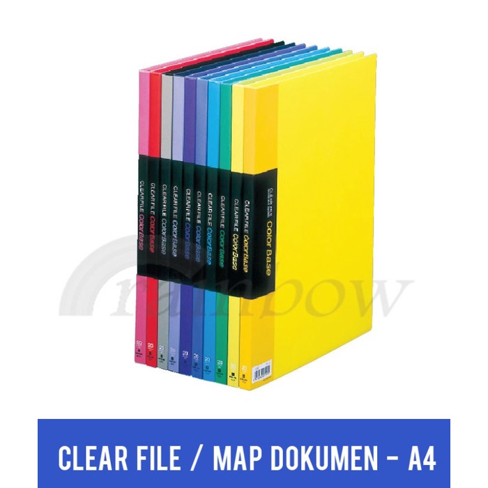 CLEAR FILE A4 CLEAR HOLDER KING JIM 132C 20 POCKETS / A4 20 LEMBAR FREE ONGKIR