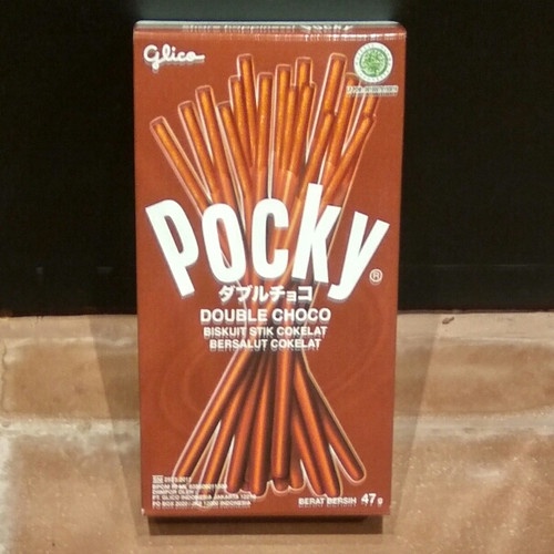 

Glico Biscuit POCKY Double Choco Pack 47gr