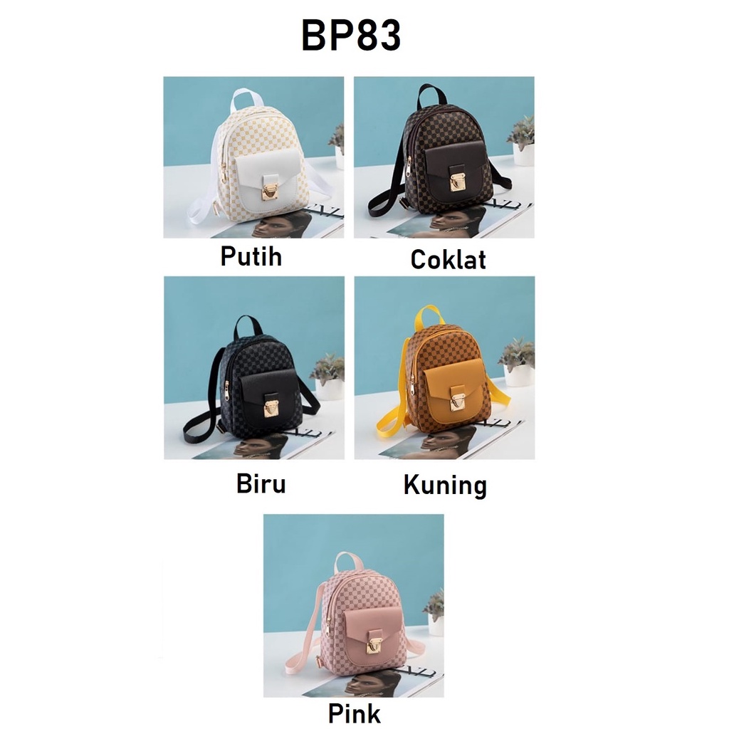 BP83 Tas Ransel Wanita Kecil Ransel Mini Backpack Wanita Mini Backpack Wanita Kecil