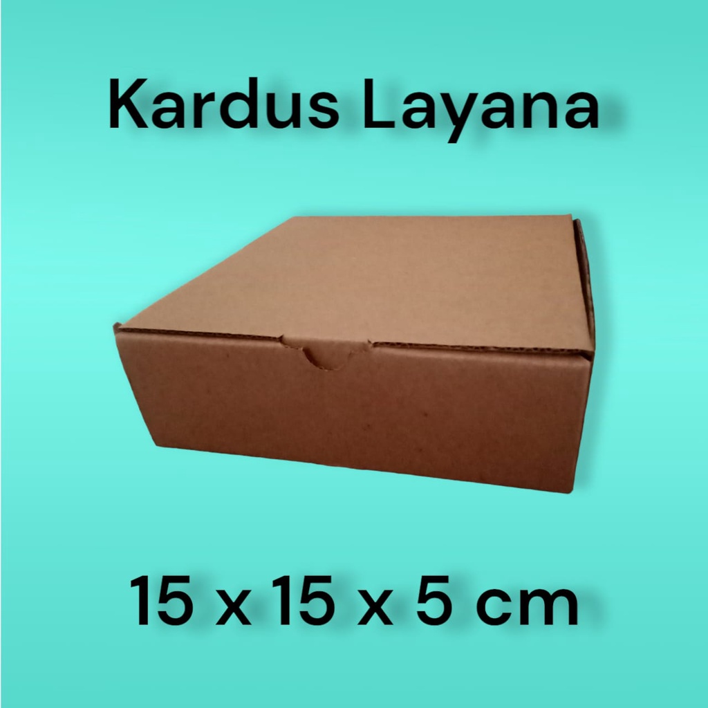 

Kardus Die Cut Tutup Ukuran 15 x 15 x 5 cm (Harga Per 10 Dus)