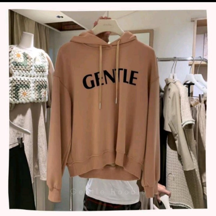 GENTLE HOODIE SWEATER JUMPER PRIA WANITA PAKAIAN JACKET KASUAL FASHION TERKINI
