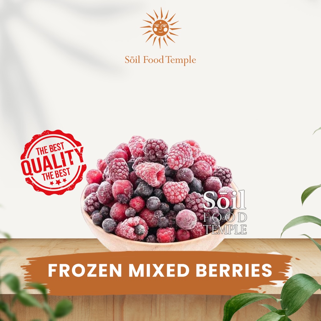 

Premium Quality Fresh Frozen Mixed Berries 1 kg KHUSUS INSTANT COURIER