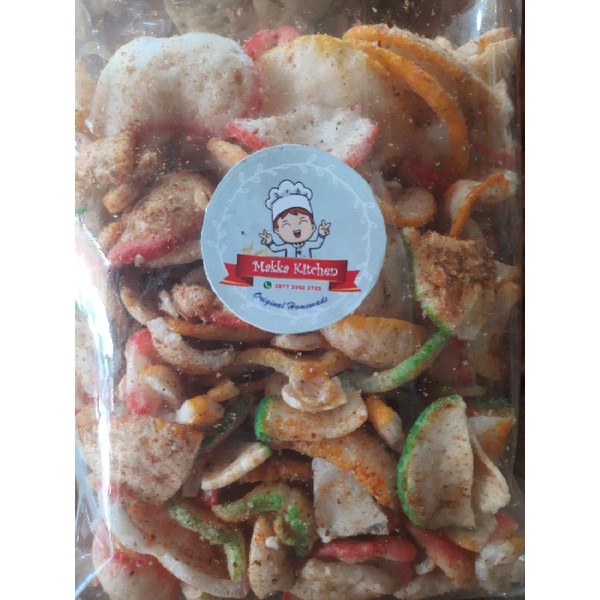 

kerupuk seblak pedas aroma kencur / 250 gram