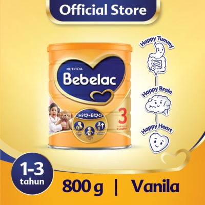 Bebelac 3 Susu Pertumbuhan Anak 1-3 Tahun Vanila 800 gram
