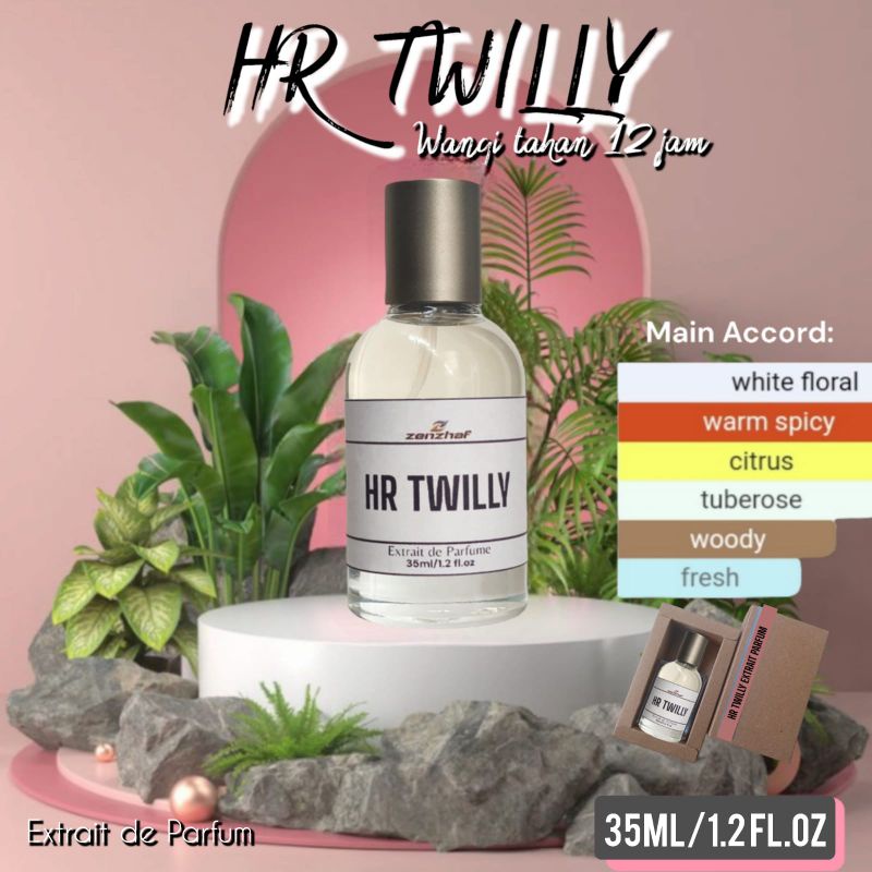 PARFUM WANITA TAHAN LAMA EDP EDT DAN EXTRAIT HR TWILLY 35ML