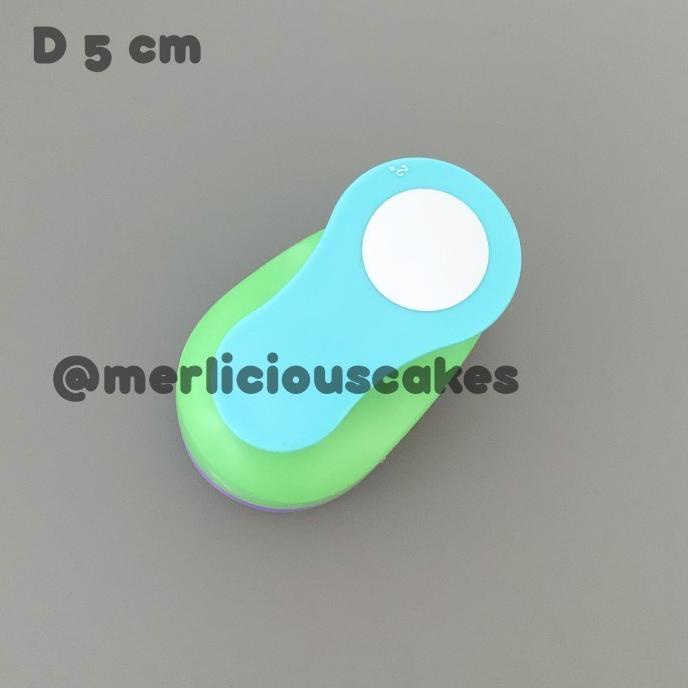 

5 Cm Round Bulat Wafer Paper Puncher Pembolong Kertas