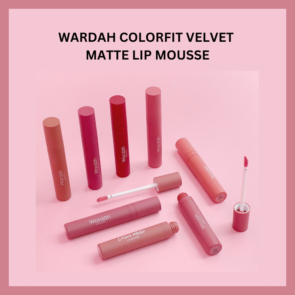 WARDAH Colorfit Velvet Matte Lip Mousse