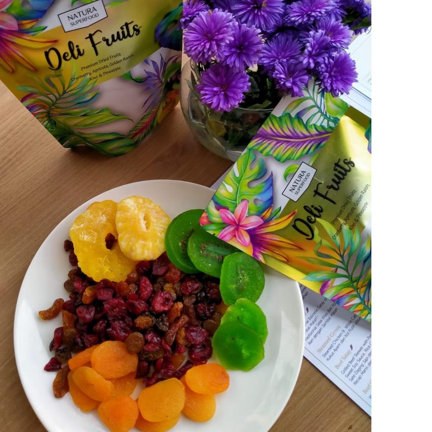 

◊ DELI FRUITS 120GR / BUAH KERING - NATURAL DRIED FRUITS ✸