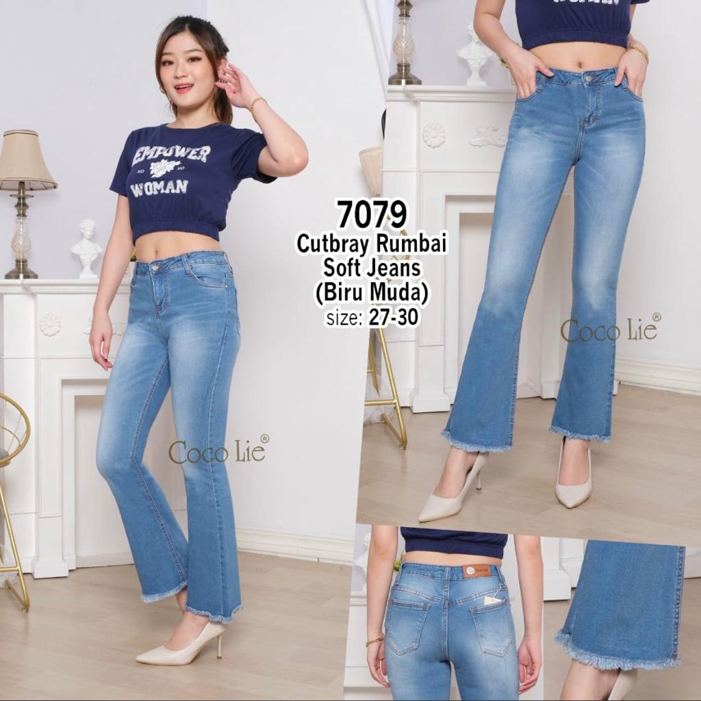 CELANA CUTBRAY JEANS WANITA HIGH WAIST JEANS CUTBRAY PREMIUM