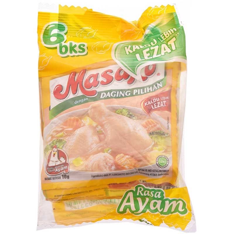 

Masako Penyedap Rasa Ayam Sachet 6X11G