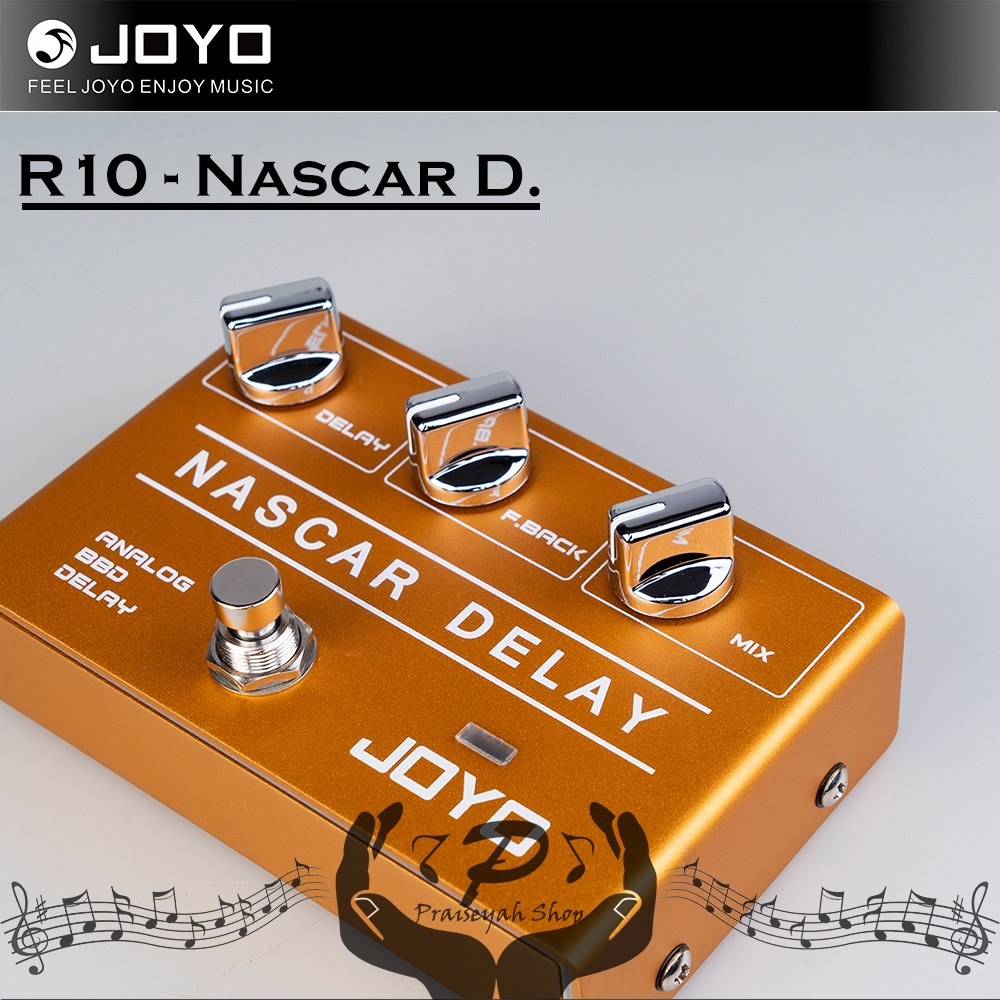Joyo R10 Nascar Delay Pedal Efek Gitar Original R-10