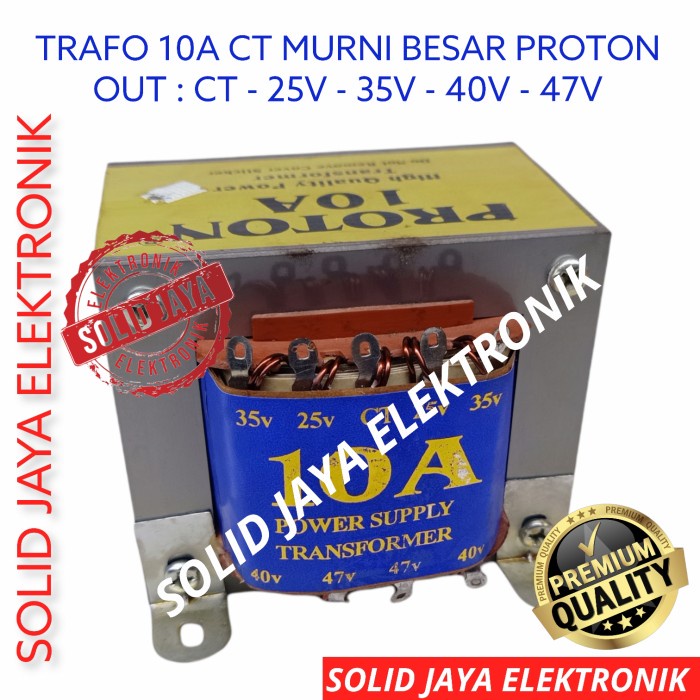 Sound Travo Trafo 10A Murni Ct Proton Besar 25V 35V 40V 47V 10 A Amper Ct