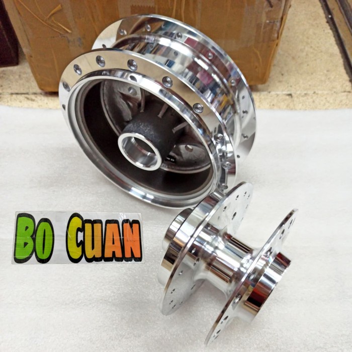 Ori Tromol Rx King Variasi Chrome Rxking Krom Set Depan Belakang