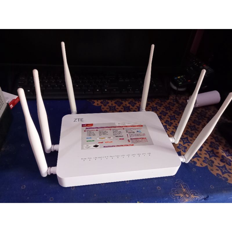 GPON ONT ZTE F670 premium antena 6