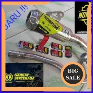 Knalpot racing NORIFUMI GTX PRO fullset crf150 wr155 klx150 dtracker & modif trail vixion tiger mega