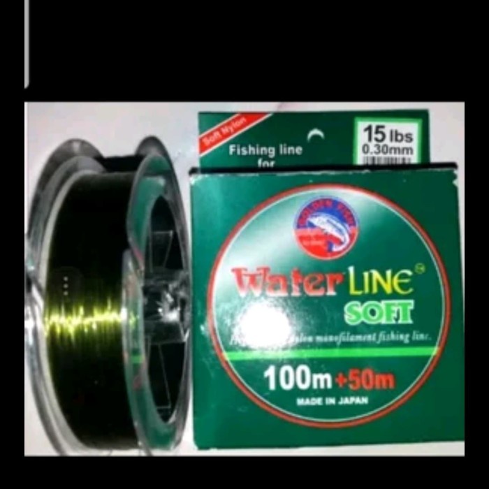 senar pancing waterline goldenfish soft hijau 150 m