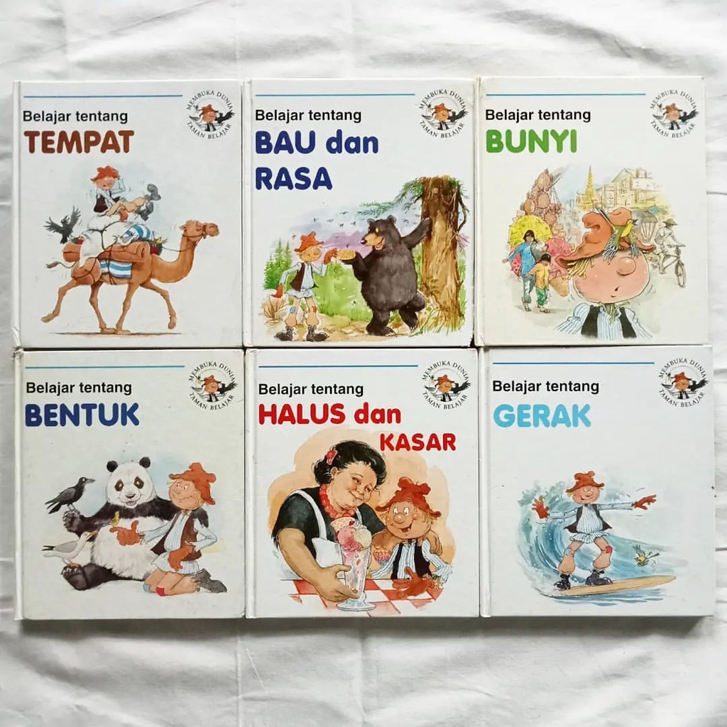 Membuka Dunia Taman Belajar Bumi, Tempat, Gerak, Bentuk, Halus dan Kasar, Bau dan Rasa