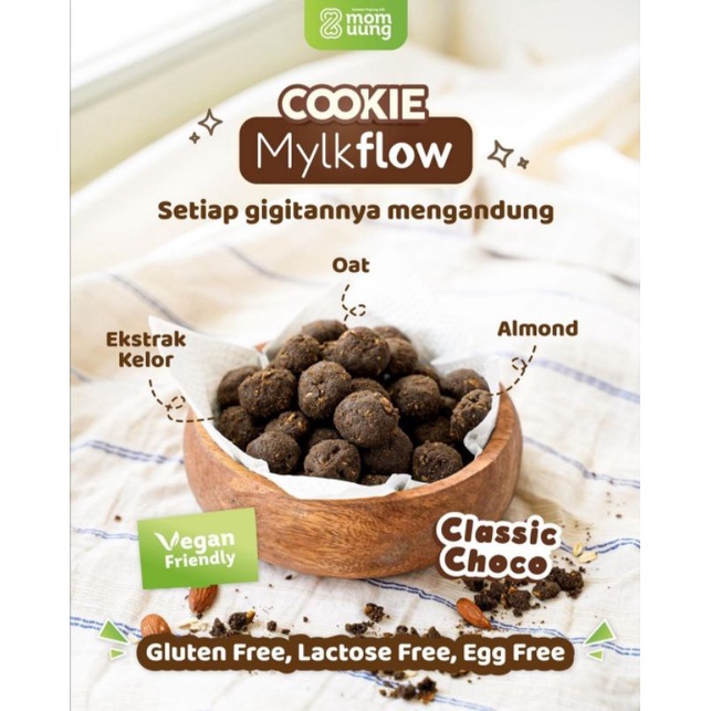 Mom Uung Cookie Mylkflow 150 gr / Cookie Pelancar ASI