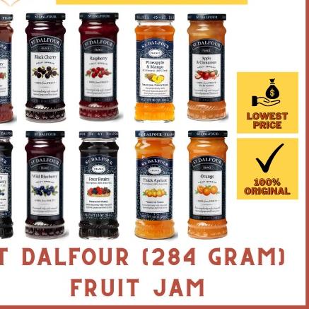 

☀ St Dalfour Selai Buah PRANCIS (284 gram) - Selai untuk Roti dan Kue ♠