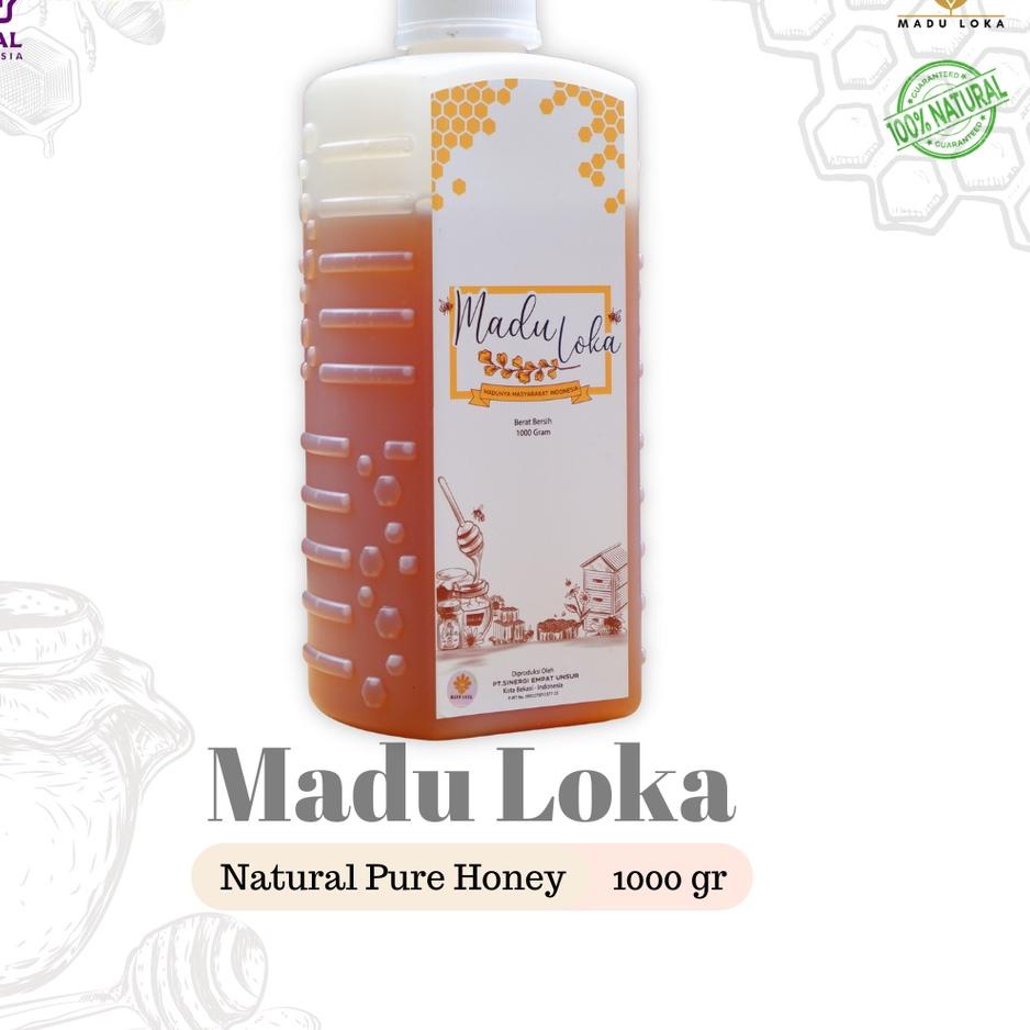 

✨Promo✨ Hari Ini Madu loka Madu Murni Asli 1Kg (Manis) Pure Naturan Raw Honney !!