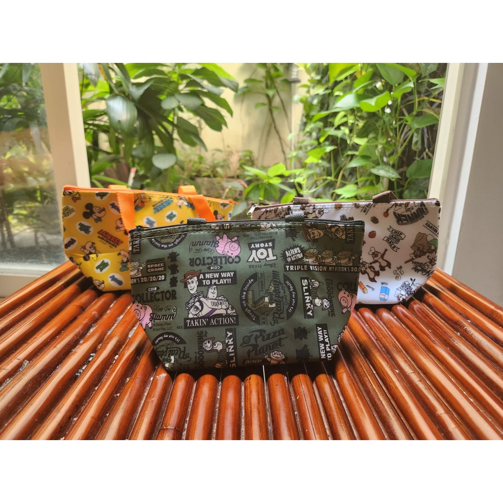 Disney Lunch Tote Bag with Thermal/ Tas Kotak Bekal ORI JAPAN/ Lunch Bag