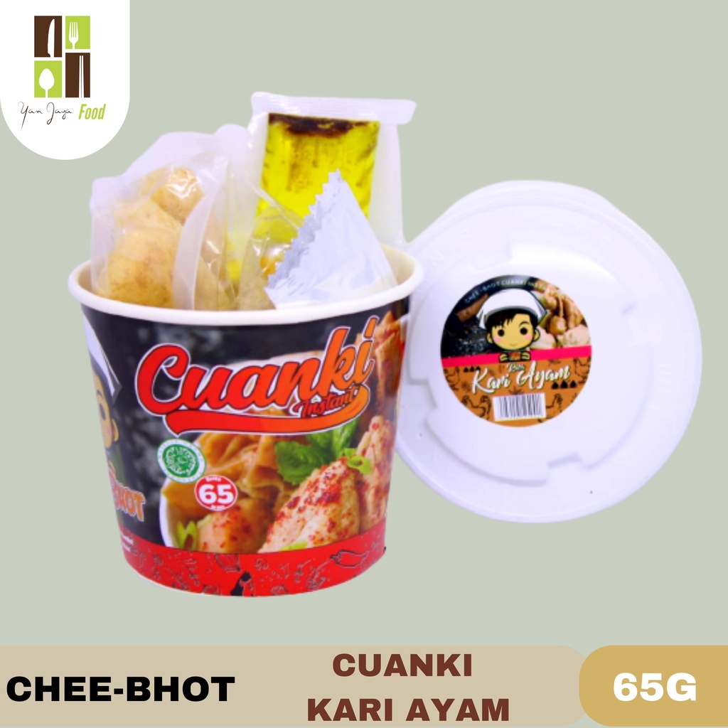 Chee-Bhot Cuanki Kuah/Cuanki Instan/Siap Saji/Tinggal Seduh/ Khas BandunG/ Oleh Oleh Bandung 65g