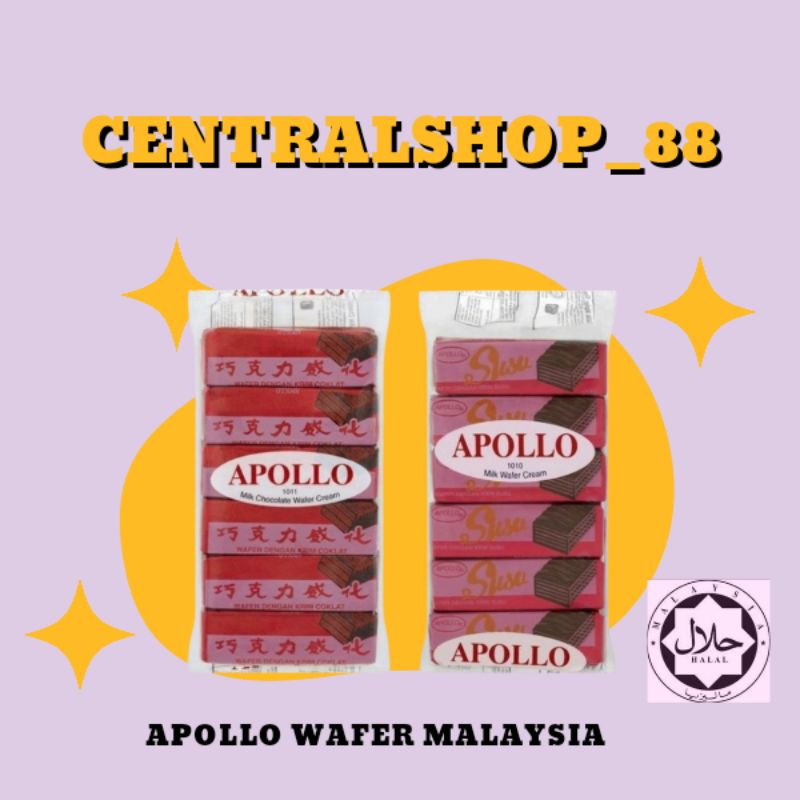 

Apollo Wafer Cream Coklat/Milk 48 Pcs