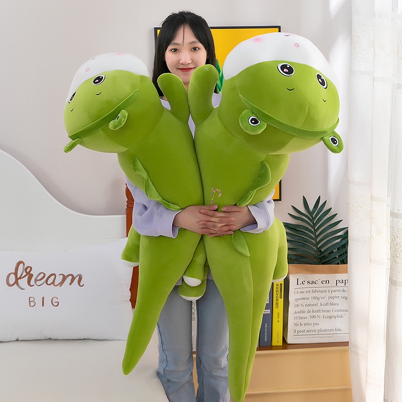 Boneka Dinosaurus Pakai Hodie Keropi Bahan Plush