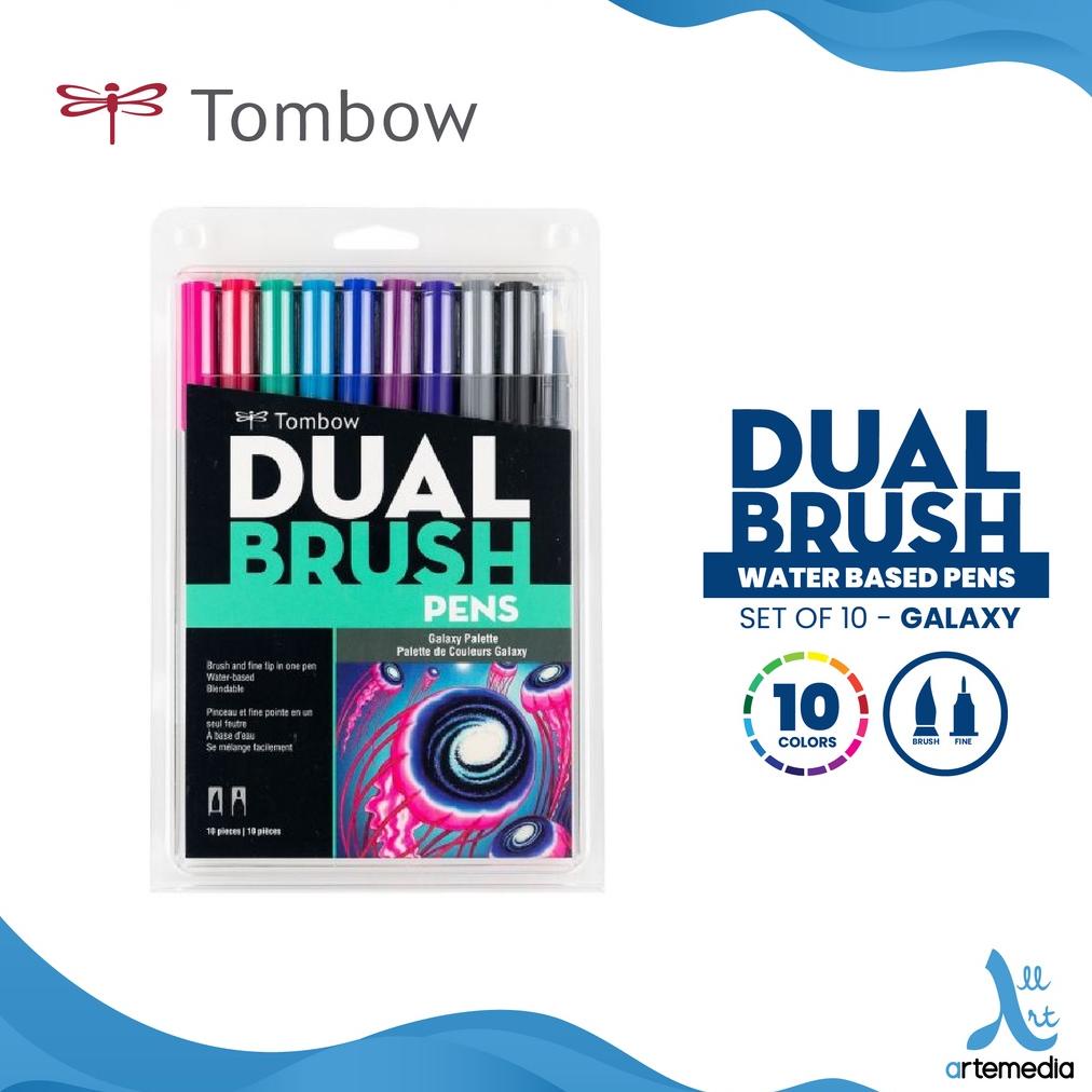 

Tombow Dual Brush Pen Galaxy Set 10 Art Marker Spidol Warna