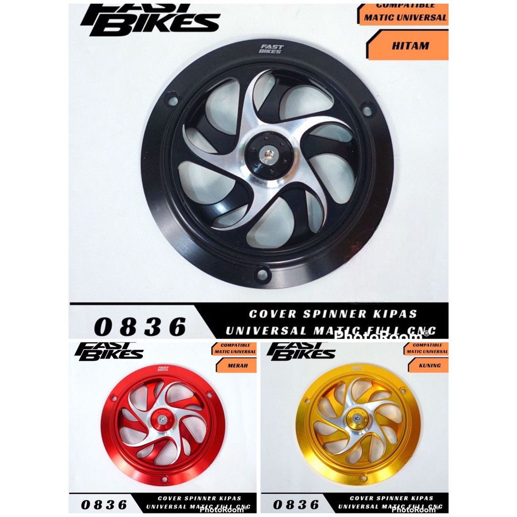 Cnc Cover Pelindung Kipas Radiator Mesin Motor Engine Cooling Fan Kipas Radiator Untuk Vespe Sprint Primavera(polos) 125 150