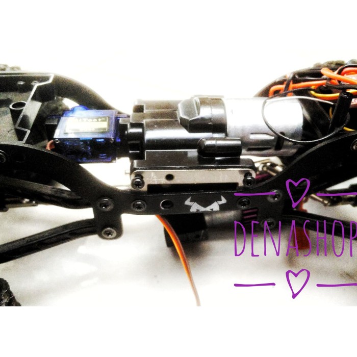 Metal bracket braket dudukan peninggi gearbox motor for RC MN D90 d99 ( lavar stores id )