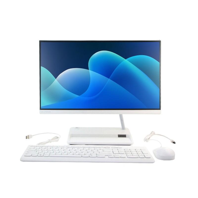 LENOVO AIO IDEACENTRE 3 22ADA6-67ID GARANSI RESMI - AMD 3020E - RAM 8 GB - SSD 256 GB - 21.5&quot; FHD IPS - WHITE - WINDOWS 11 + OHS 2021 - FREE MOUSE &amp; KEYBOARD