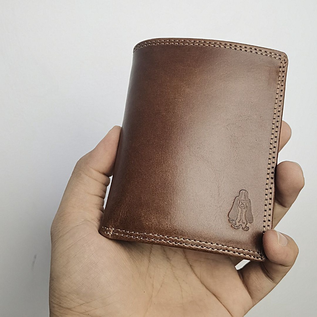 Cedro leather Dompet kulit Full Kulit asli premium Green Organik